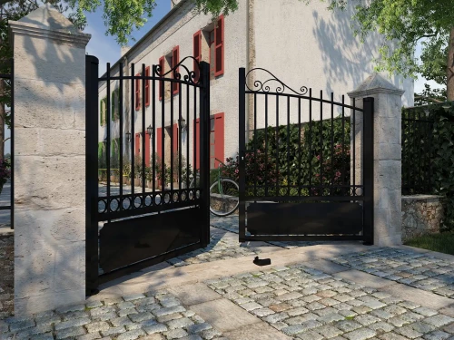 Portail aluminium Guerlesquin - Kostum